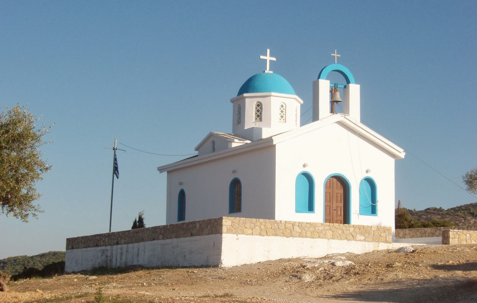 church in Aegina Nontas Fish Restaurant Aegina